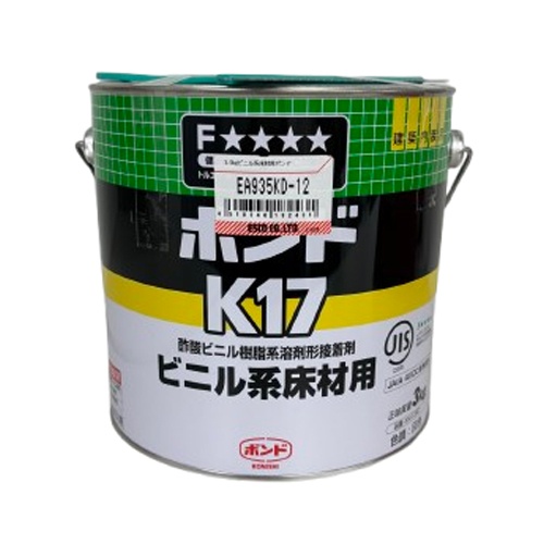 3.0kg ビニル系床材用ボンド【EA935KD-12】
