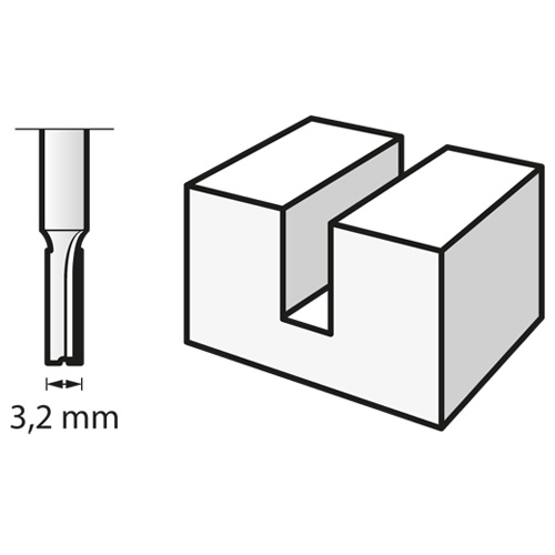 3.2x 1.0mm ルータービット【EA818E-21A】
