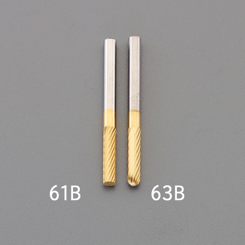 3.2x14.3mm/3.2mm軸 [TiNコート]超硬カッター【EA818E-63B】