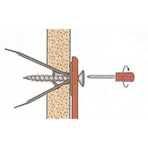 3.5-5mm 石膏ボードアンカー(10個)【EA947BM-3】