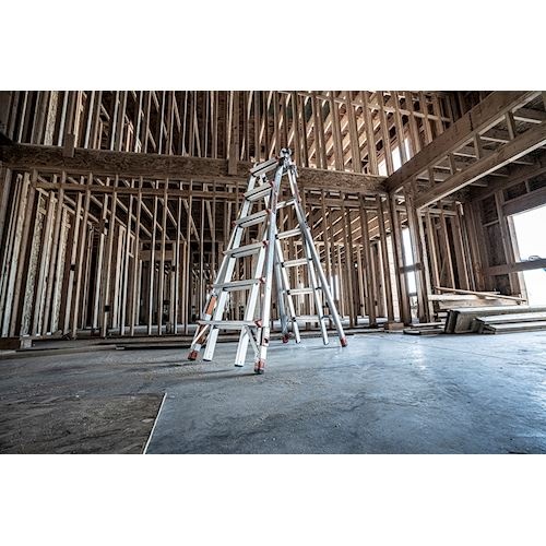 3.5m 梯子兼用脚立(伸縮式)【EA905EC-6A】