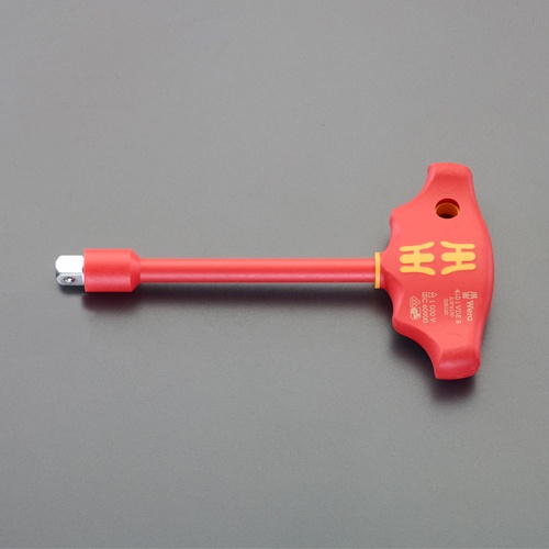 3/8インチDRx180mm 絶縁T型ハンドル【EA560WP-26】