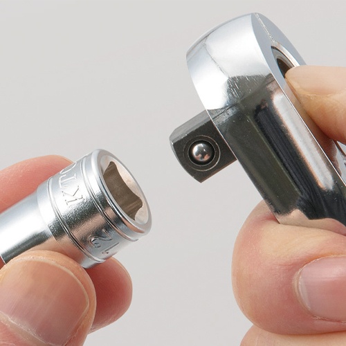 3/8インチDRx275mm ラチェットハンドル(首振リ・ロッキング)【EA618PA-29】