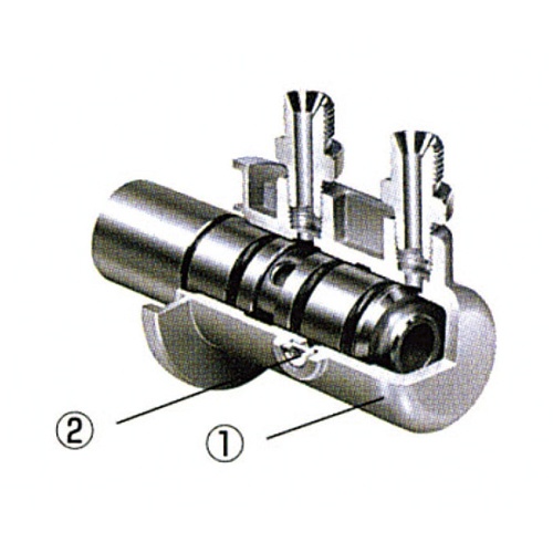30m 逆火防止器付ガスリール(酸素・アセチレン用)【EA300-9】