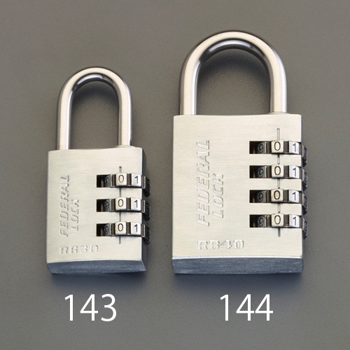 30mm ダイヤル錠(ステンレス製ツル)【EA983S-143】