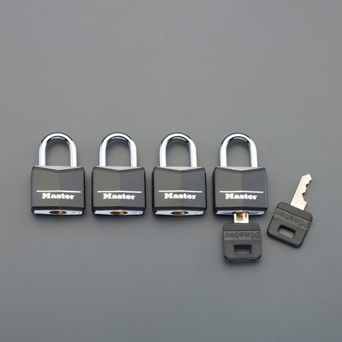 30mm パドロック(4個組/同一キー)【EA983SA-3A】