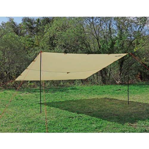 3200x2900x1800mm レクタタープ(防水/カーキ)【EA915-142】