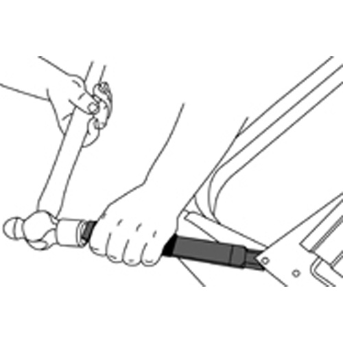 32mmx255mm スロットチゼル(曲/側面刃付)【EA572GA-51】