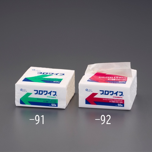 340x350mm 工業用ワイパー(50枚)【EA929AE-91】