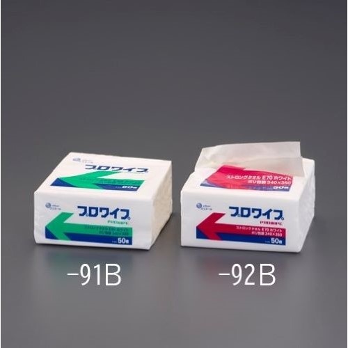 340x350mm 工業用ワイパー(厚手/18パック)【EA929AE-92B】