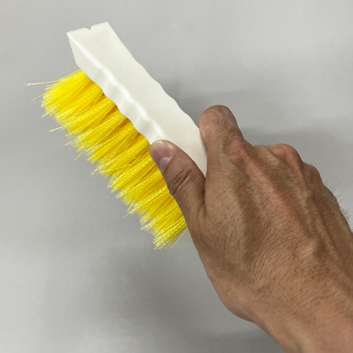 350mm 洗浄ブラシ(道具洗い・先割・ソフト/爪付)【EA928AJ-163】