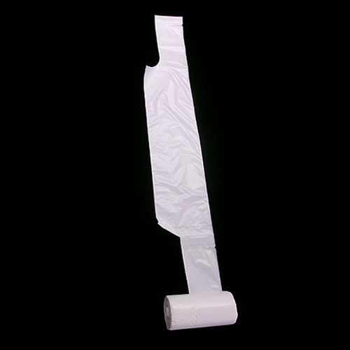 350x450mm ロール手提げポリ袋(白半透明/30枚)【EA995AD-181】