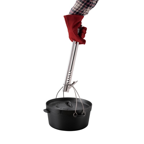 375mm 炭バサミ(火吹き機能付/ステンレス)【EA913LF-21】