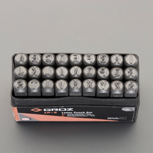 3mm(1/8インチ )/27本組 英字刻印セット【EA591GB-3】