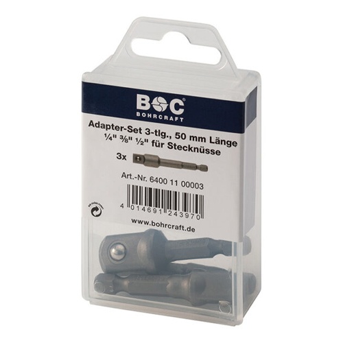 3個組(1/4インチDR) ソケットアダプターセット【EA618AX-320】