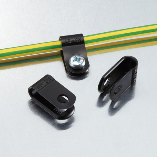 4.5mm ケーブルクランプ(導電性/100個)【EA947FA-121】