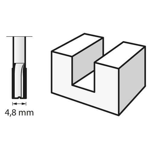 4.8x 1.4mm ルータービット【EA818E-22A】