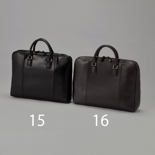 400x100x300mm ビジネスバッグ(ダークブラウン)【EA927AE-16】