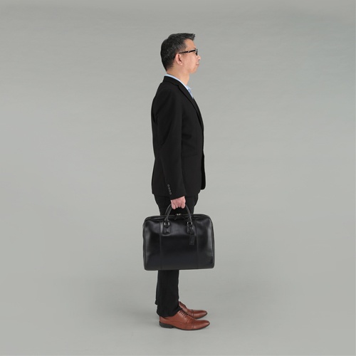 400x100x300mm ビジネスバッグ(ダークブラウン)【EA927AE-16】