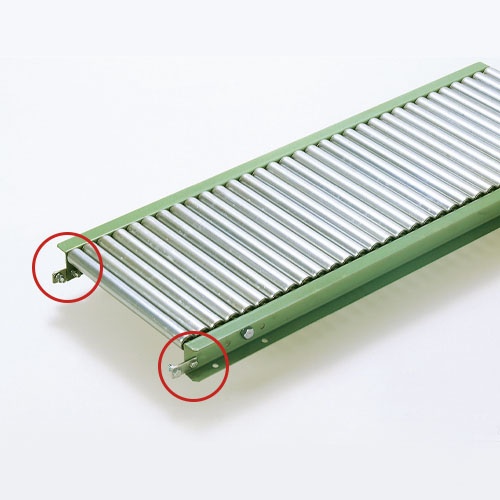 400x2000mm ローラーコンベアー(スチール製)【EA985MB-43】