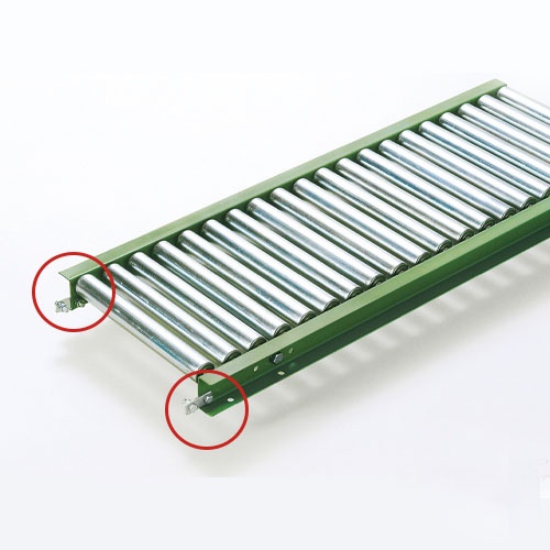 400x2000mm ローラーコンベアー(スチール製)【EA985MC-43】