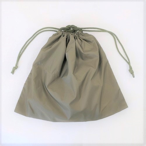 410x350mm 巾着バッグ(OD色/ヨコ)【EA925GR-62】