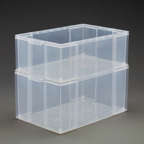 430x650x305mm/67L 収納ケース(クリア/フタ無/3個)【EA506MH-13BA】