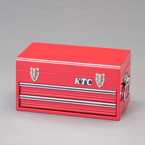 435x240x230mm/2段 ツールキャビネット(レッド)【EA956A-96】