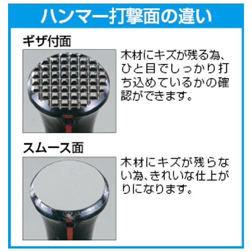 453g/330mm ネイルハンマー(PP+TPR柄)【EA683PM-18】