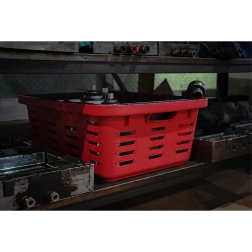 465x385x185mm バスケット(赤/3個)【EA505AS-27】