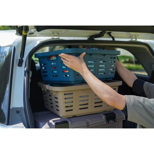 465x385x185mm バスケット(茶/3個)【EA505AS-28】