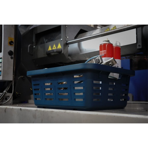 465x385x185mm バスケット(緑/3個)【EA505AS-26】