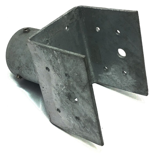 48.6mm 単管パイプベース支柱金具( 90mm用)【EA948TF-27】