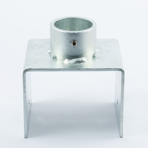 48.6mm 単管パイプベース支柱金具(120mm用)【EA948TF-29A】