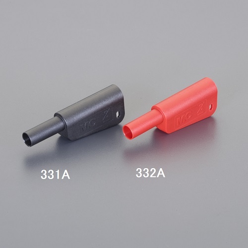 4mm セーフティプラグ(スタック接続可能/黒)【EA940DP-331A】