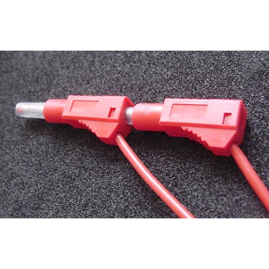 4mm セーフティプラグ(スタック接続可能/赤)【EA940DP-332A】