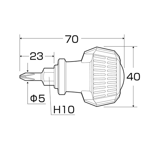 4本組 ビスブレイクスタビードライバー【EA557WC】
