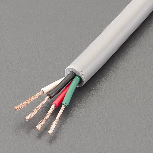5.5 mm2x50m/4芯 ビニールキャブタイヤケーブル【EA940AG-680C】