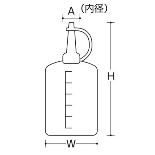 500ml オイラー(ポリエチレン製/ブルー)【EA990PF-32】