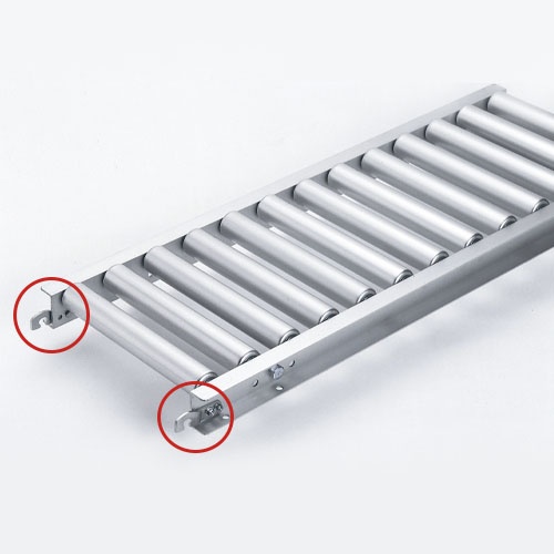500x2000mm ローラーコンベアー(アルミ製)【EA985LC-53】