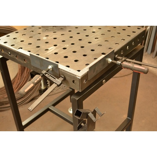 500x500x680mm 溶接用作業台(回転式)【EA315ST-10】