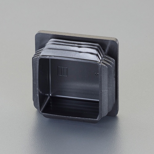 50x 50mm 角型保護キャップ(黒/20個)【EA983FP-215】