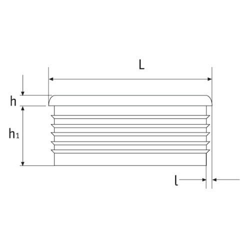 50x50mm/M12 角型ブッシング(10個/黒)【EA983FP-245】