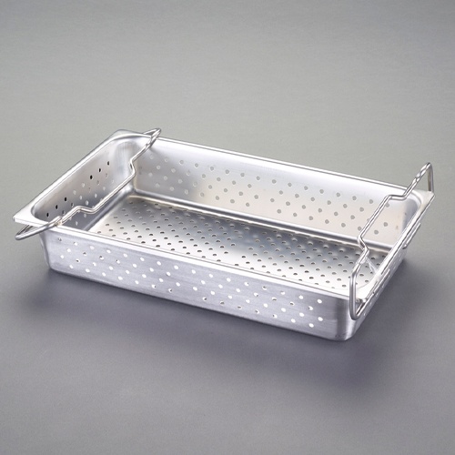 530x325x100mm 取手付トレー(穴明/ステンレス製)【EA508SE-16】