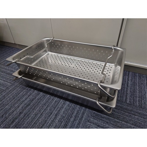 530x325x150mm 取手付トレー(ステンレス製)【EA508SE-12】