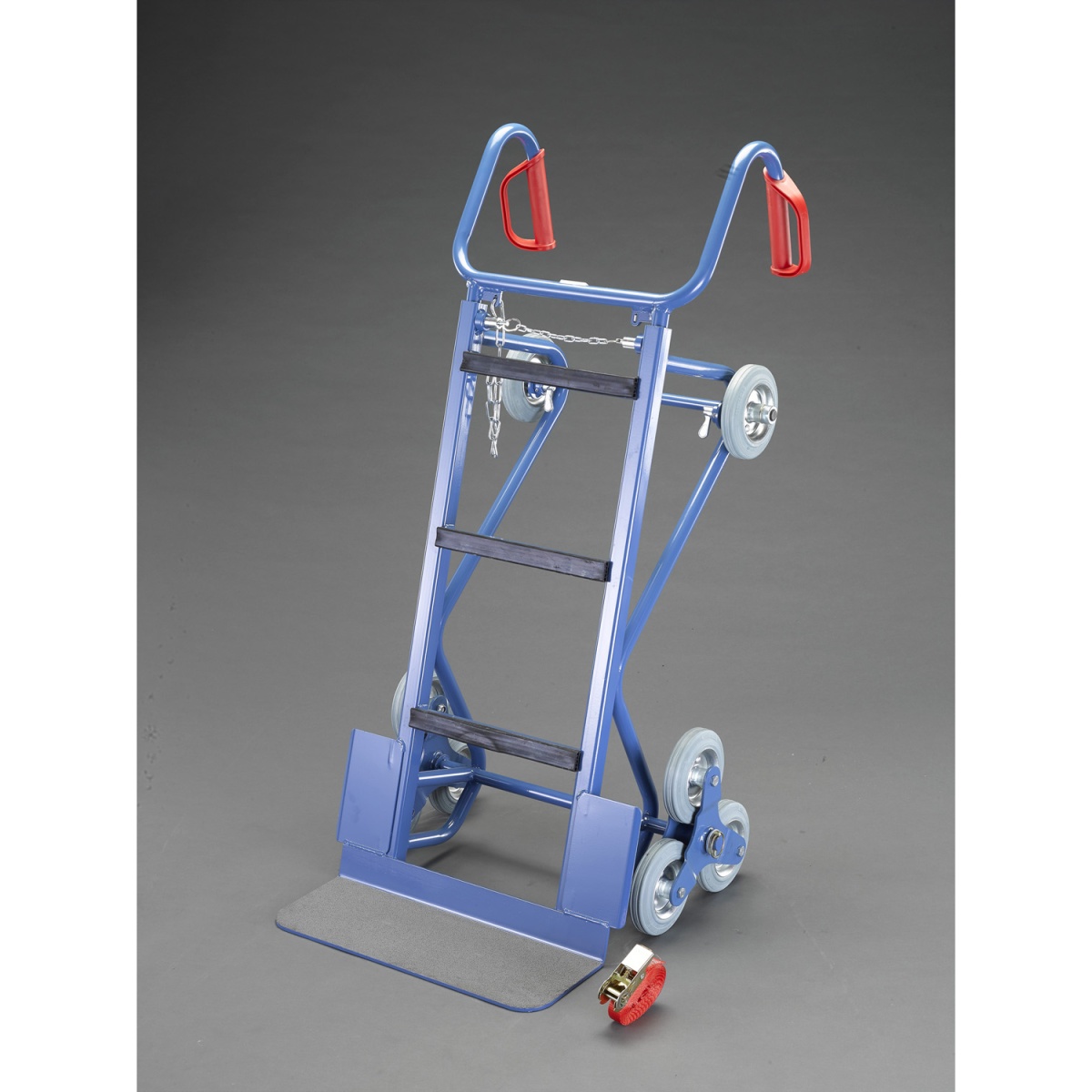 550x1300mm/400kg ハンドトラック(階段用)【EA520FD-5A】