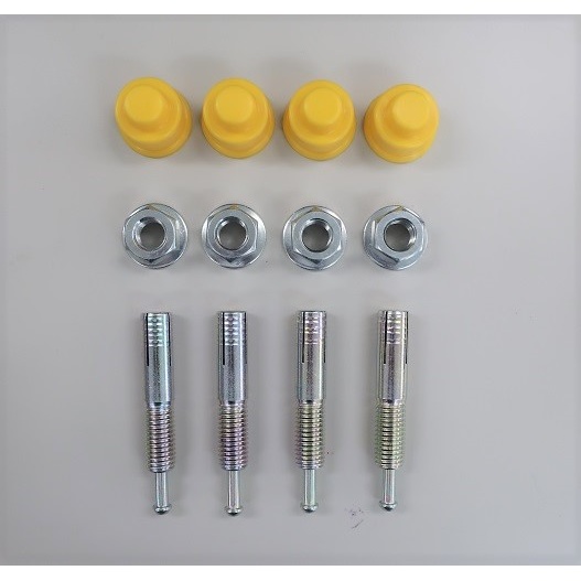 550x160x100mm カーストッパー(イエロー)【EA983FK-53】