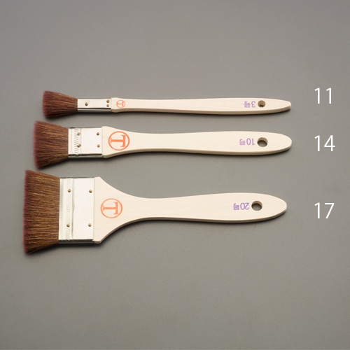 55mm 油性ペイント・ニス用刷毛(山羊毛/平)【EA109ML-17】