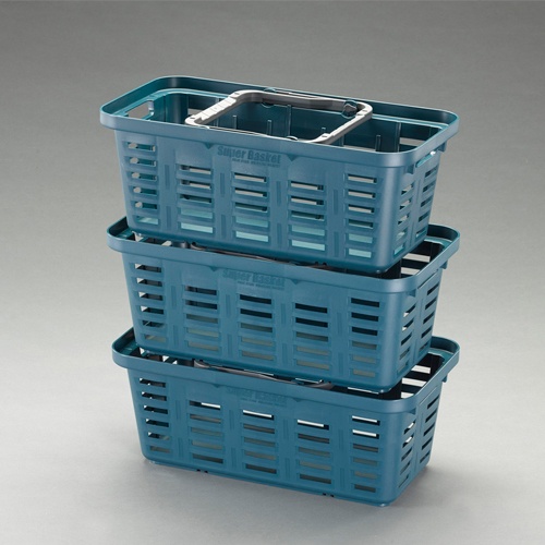 560x295x220mm/22L バスケット(茶/3個)【EA505AS-10】