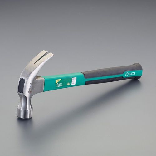 567g/390mm ネイルハンマー(PP+TPR柄)【EA683PM-20】